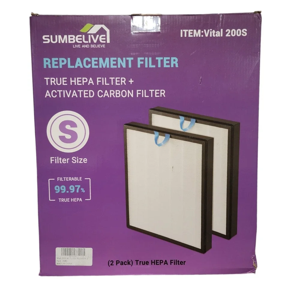 Filter Vital 200 Filter Size S HEPA Carbon H13 Ture 2-Pack